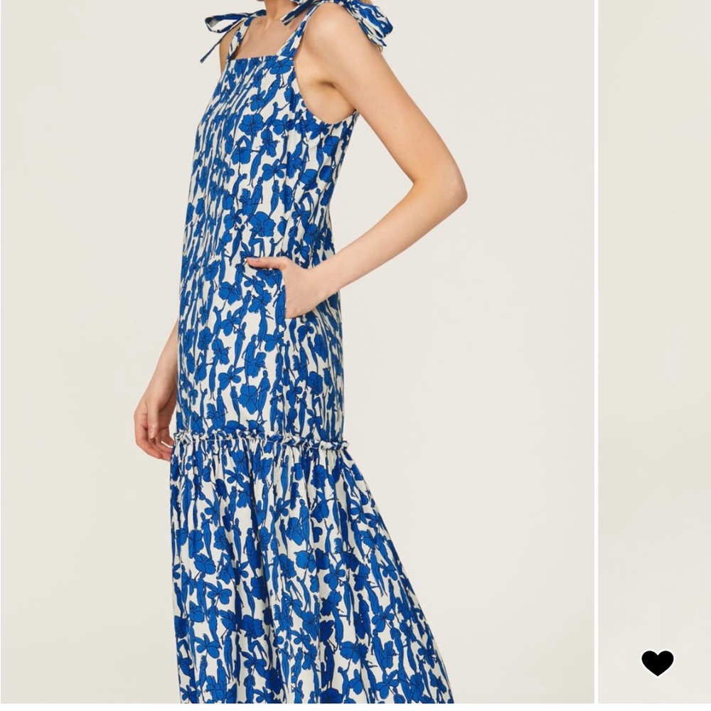 Tory Burch Drop Waist Toe Shoulder Dress